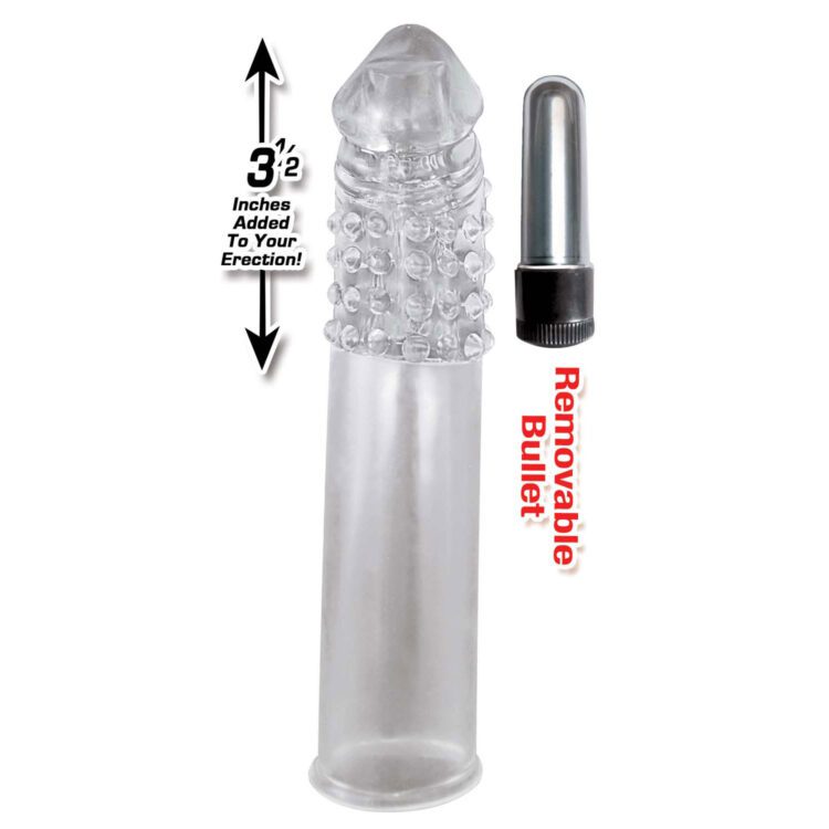 RAM VIBRATING PENIS EXTENDER CLEAR Nasstoys